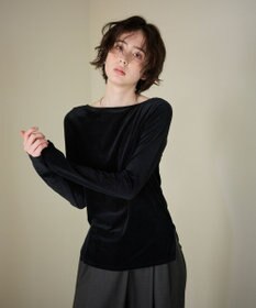 #Newans 【洗濯機可／ 前後着用可】 シアーベロアプルオーバー