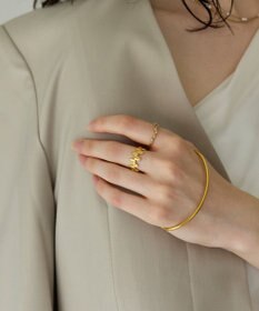 Phoebe 〈金属アレルギー対応〉ドットリング　ゴールド　ステンレス