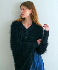 NAVE 【ReNAVE・洗える】メルティーシャギーニット カーディガン