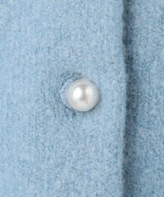 UNFILO 【前後着用 可能】ふわふわニット 2WAY パールボタンカーディガン