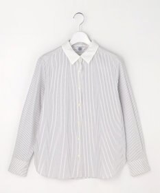 J.PRESS LADIES L 【WEB限定カラーあり・2way】エステネージュ TYPEWRITER STRIPE シャツ