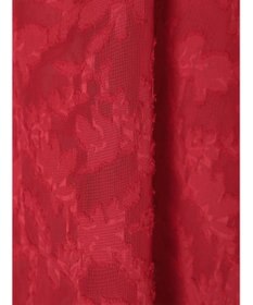 Green Parks シアージャガード花柄フリルブラウス