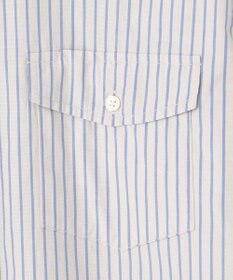 J.PRESS MEN ポプリンストライプシャツ/B.D