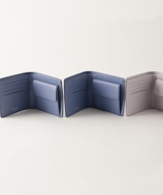 MIYABIYA La quoh with kirakaracho 角つなぎ プリントレザー 二つ折り財布