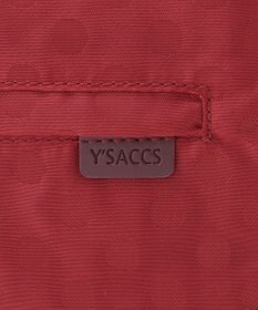Y'SACCS ドットジャガードポーチ付きトートバッグ