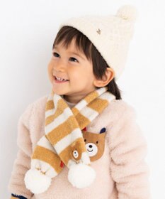 MIKI HOUSE HOT BISCUITS マシュマロニット マフラー