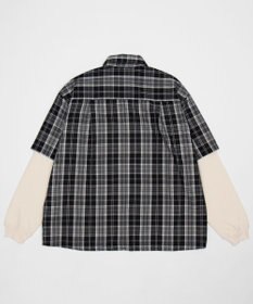 WEGO 【ユニセックス着用ITEM】アンサンブルチェックシャツ（LS）