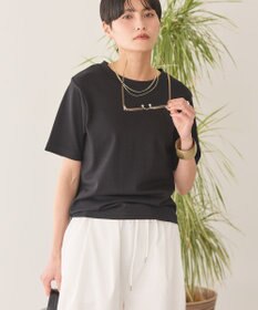 AMERICAN HOLIC きれいめコットンベーシックＴシャツ（５分袖）