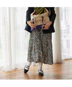 ing <ing>ダブルストラップフラットシューズ