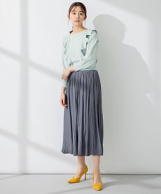 組曲 【洗える】Elenaラッフル ニット