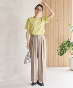 AMERICAN HOLIC きれいめコットンベーシックＴシャツ（５分袖）