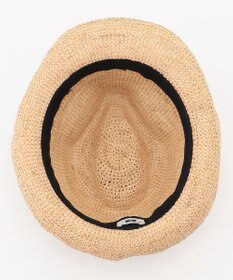 JOSEPH ABBOUD 【ナチュラルな風合い】ラフィアメランジハット