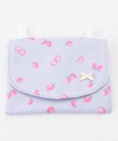 ANY KIDS 【Strawberry Collection】いちご総柄移動ポケット ラベンダー