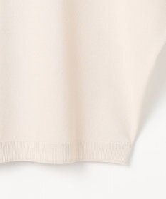 自由区 【前後着用可能】クレープストレッチドルマンスリーブ ニット