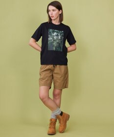 JOSEPH ABBOUD MOUNTAIN 【吸水速乾/消臭性】デオドライ天竺 フォトプリント Ｔシャツ