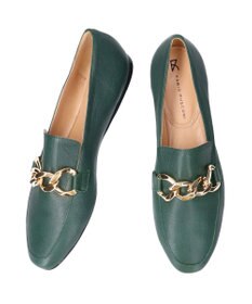 INTER-CHAUSSURES 【FABIO RUSCONI】ラウンドトウサケットチェーンローファー