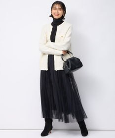 23区 【洗える】チュール プリーツ スカート