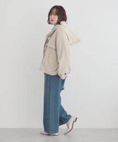 earth music&ecology スタッズデニムパンツ