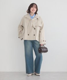 earth music&ecology スタッズデニムパンツ