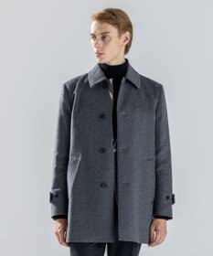 JOSEPH HOMME 【新素材】ライトウールシャギー　ステンカラーコート