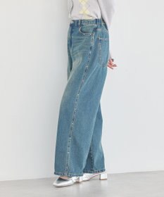 earth music&ecology スタッズデニムパンツ