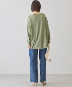 AMERICAN HOLIC 【選べる丈】ヘンリーネックワッフルメロープルオーバー