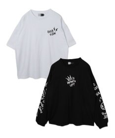 WEGO 【ユニセックス着用ITEM/2点SET】アクセ付きアンサンブルT（LS）