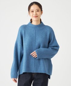 SHARE PARK LADIES スフレヤーンモックネックニット