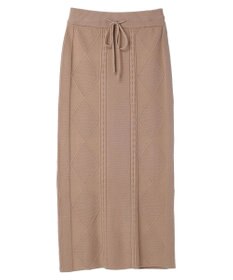 Green Parks ケーブルニットスカート