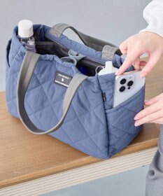 ROOTOTE 3673【仕切り+自立+撥水】LT.デリ.パルーティ.キルト-D