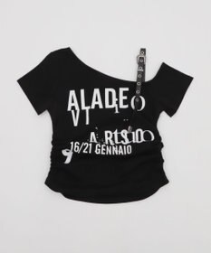 WEGO ハトメショルダーロゴワンショルT