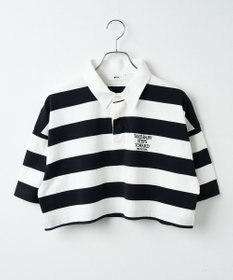 WEGO ワンポイント刺繍ラガーシャツ