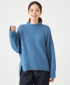 SHARE PARK LADIES スフレヤーンモックネックニット