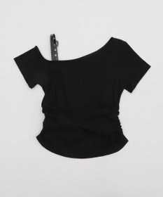 WEGO ハトメショルダーロゴワンショルT