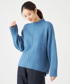 SHARE PARK LADIES スフレヤーンモックネックニット