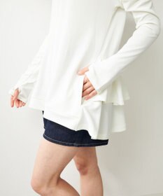 OP／FILA 【Ocean Pacific】バックフリルラッシュガード パーカー