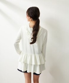 OP／FILA 【Ocean Pacific】バックフリルラッシュガード パーカー