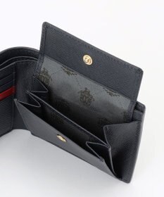 J.PRESS MEN 【MORPHO×J.PRESS】エンブレムボタン 二つ折り財布(小銭入れ付き札入)