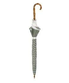 MOONBAT MACKINTOSH PHILOSOPHY(マッキントッシュ フィロソフィー) Cleric collar ボーダー 竹手元 雨傘 長傘