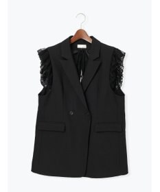 Te chichi レースドッキングテーラードジレ