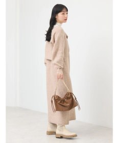 earth music&ecology Ｓｅｔ２点クロスニット＋ノースリーブニットワンピース