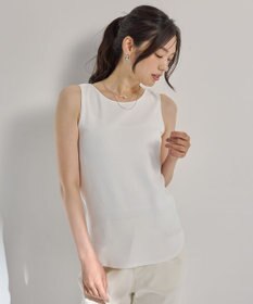 ANY L テレコタンクトップ