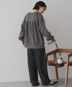 AMERICAN HOLIC バックギャザー裏毛プルオーバー