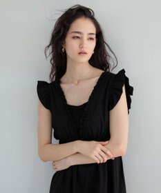 Green Parks ■ＥＳＣＡＲ　フリルＶネックワンピース