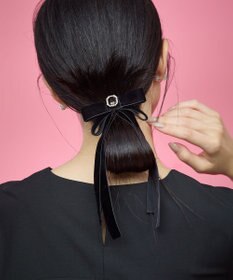 組曲 【好評につき追加販売】ベルベットリボンヘアクリップ
