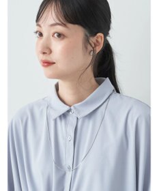 earth music&ecology アシメギャザーシャツ