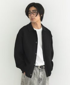 CRAFT STANDARD BOUTIQUE 柄編みニットシャツカーディガン