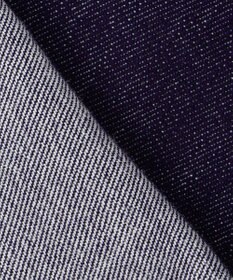 自由区 【洗える】ウスカルデニム襟付き ジャケット