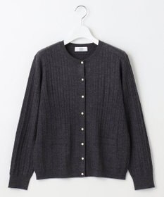 J.PRESS LADIES 【洗える】KNIT BASIC クルーネック カーディガン