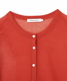 AMERICAN HOLIC シアーリブニットカーディガン